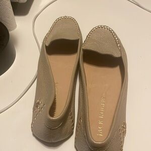 Jack Rogers gold moccasins, size 9, never worn.  I bought a size too big.